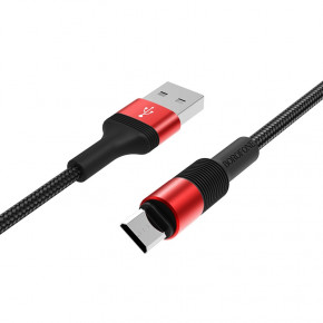  Borofone BX21 Outstanding Micro USB - USB 2.4 A 1  Red (BX21MR)