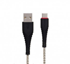  Borofone BX25 Powerful Type-C USB 1m Black (BX25CB)