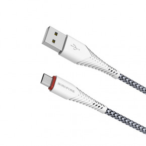  Borofone BX25 Powerful Type-C USB 1m White (BX25CW)