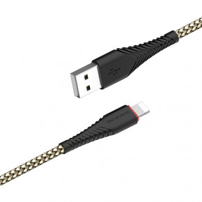  Borofone BX25 Powerful Lightning USB 1m Black (BX25LB)