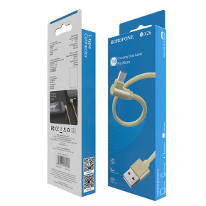  Borofone BX26 Express USB Micro 2.4 A 1m Gold (BX26MGD) 6