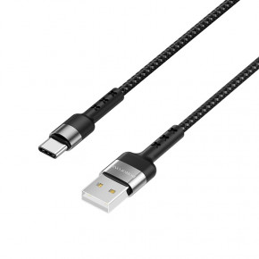  Borofone BX34 Encore Type-C USB 2.4 A 1m Black (BX34CB)