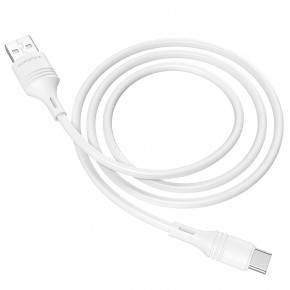  Borofone BX43 Cool Joy USB - Type-C 3.0 A 1  White (BX43CW) 5