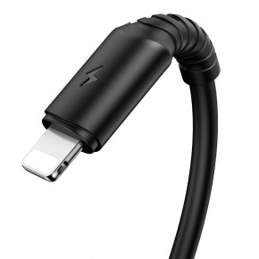  Borofone BX47 Coolway Lightning USB 2.4 A 1m Black (BX47LB) 3