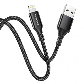  Borofone BX54 Ultra bright Lightning - USB 2.4 A 1  Black (BX54LB)