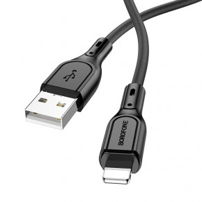  Borofone USB Apple Lightning 2.4 A 1m Black (BX66LB)