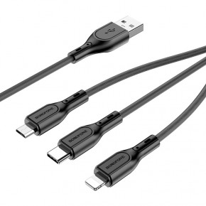  Borofone  USB 2 A 1m Black (BX66LMCB)