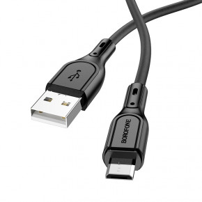  Borofone  USB Micro 2.4 A 1m Black (BX66MB)