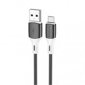  Borofone BX79 USB - Micro USB 2.4 A 1  Black (BX79MB)