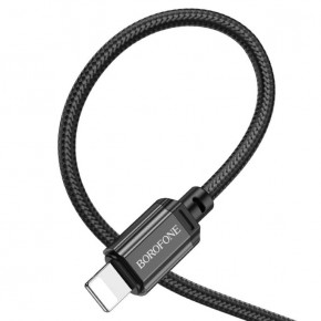  Borofone BX87 Sharp USB Lightning 2.4 A 1  Black (BX87LB) 3