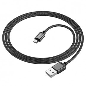  Borofone BX87 Sharp USB - Micro USB 2.4 A 1  Black (BX87MB) 3