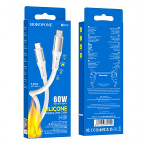  Borofone BX88 Type-C - Type-C 3 A 60 W 1  White (BX88CCW) 5