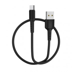  Borofone BX16 Easy USB Type-C 2 A 1  Black (BX16CB)