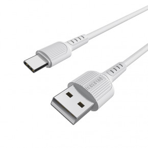  Borofone BX16 Easy USB - Type-C 2A 1  White (BX16CW)