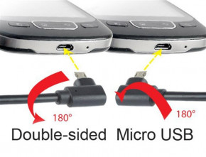  Cablexpert USB2.0() -  Micro USB(M) 1.8   (CCB-USB2-AMmDM90-6) 4