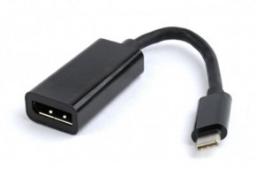  Type-C-DisplayPort Cablexpert 0.15m Black (A-CM-DPF-01)