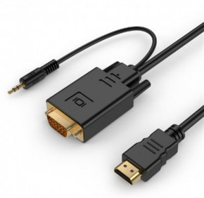  HDMI-VGA-3.5 Cablexpert 5m Black (A-HDMI-VGA-03-5M)