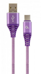  USB-Type-C Cablexpert  2.1A 1m Violet (CC-USB2B-AMCM-1M-PW)