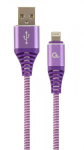  Cablexpert USB - Lightning  2.1 A 1  Violet (CC-USB2B-AMLM-1M-PW)