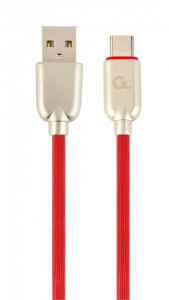  Cablexpert USB - Type-C 2.1 A 2  Red (CC-USB2R-AMCM-2M-R)