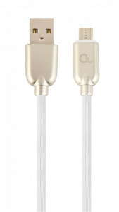  USB-MicroUSB Cablexpert  2.1A 2m White (CC-USB2R-AMmBM-2M-W)