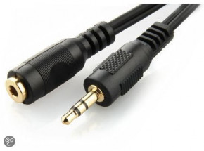  Audio Aux 3.5-3.5 Cablexpert 5m  Black