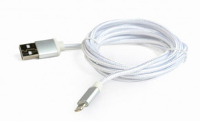  USB-Lightning Cablexpert 1.8m Silver (CCB-mUSB2B-AMLM-6-S)