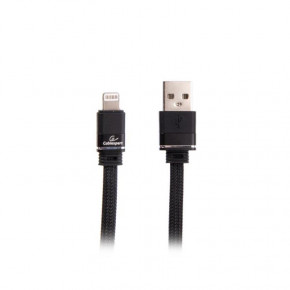  USB-Lightning  Cablexpert 2.4A 1m Black (CCPB-L-USB-10BK)