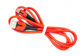  Dengos USB - Lightning 1  Red (PLS-M-IND-SOFT-RED)