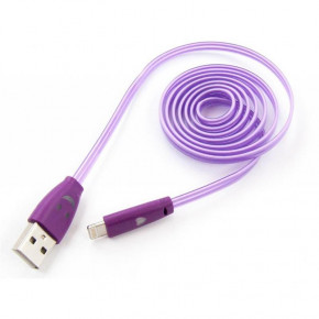  Dengos USB-Lightning LED 1 Purple (PLS-L-LED-PLSK-PURPLE)