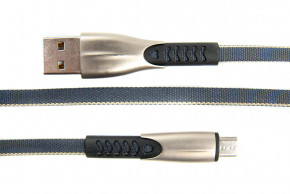  Dengos USB - Micro USB 0.25  Grey (PLS-M-SHRT-PLSK-GREY) 3