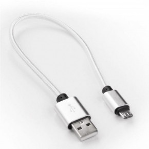  Dengos USB - Micro USB 0.25  White (NTK-M-SHRT-WHITE)