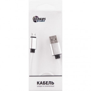  Dengos USB - Micro USB 0.25  White (NTK-M-SHRT-WHITE) 3