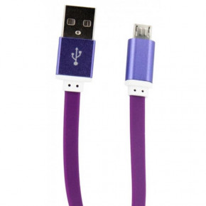  Dengos USB-microUSB 0.2 Purple (PLS-M-SHRT-PLSK-PURPLE)