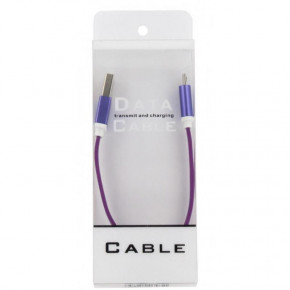  Dengos USB-microUSB 0.2 Purple (PLS-M-SHRT-PLSK-PURPLE) 3