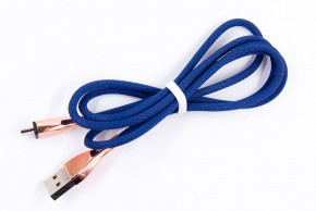  Dengos USB - Micro USB 1.5  Blue (NTK-M-DL-SET-BLUE)