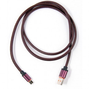  Dengos USB-microUSB 1 Brown (SHK-M-MT-BROWN)