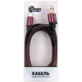  Dengos USB-microUSB 1 Brown (SHK-M-MT-BROWN) 4