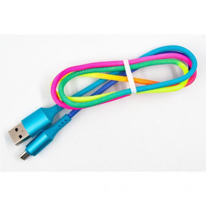  Dengos USB - Micro USB 1  Rainbow (NTK-M-SET-RAINBOW)