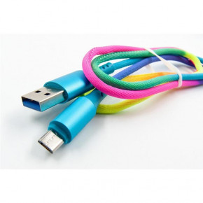  Dengos USB - Micro USB 1  Rainbow (NTK-M-SET-RAINBOW) 3