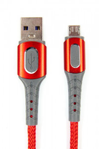  Dengos USB - Micro USB 1  Red (NTK-M-LP-RED) 3