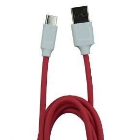  USB Type-C Hoco X11 (1.2m / 5A) Red-White