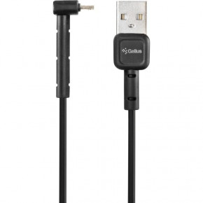  USB-MicroUSB Gelius Pro Angle 3A 1m Black