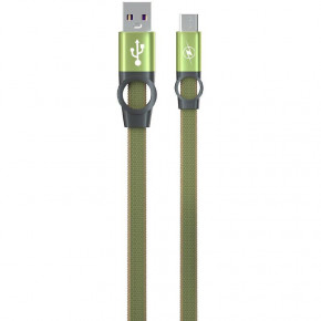  USB-MicroUSB Gelius Pro Flexible 2 GP-UC07m 1m 2A Pine Green 3