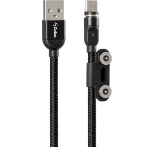  3  1 USB-Lightning-MicroUSB-Type-C Gelius Pro Magnetic GP-UC-U013u 1m 2A Black 5