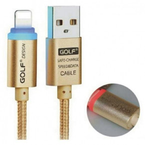  GOLF GC-12i LED Lightning metal braided gold