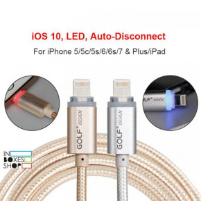  USB Lightning Golf Braided LED GC-12i  3