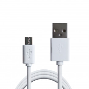  USB-MicroUSB Grand-X 1m White (PM01W)