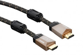  HDMI-HDMI Premium M/M Hama 0.75m Black (00122209)