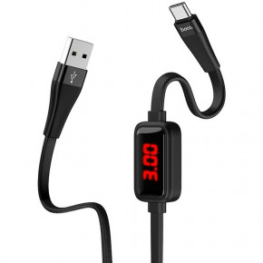  USB-Type-C Hoco S4 1m with display Black 5